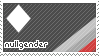 a gendernull flag stamp